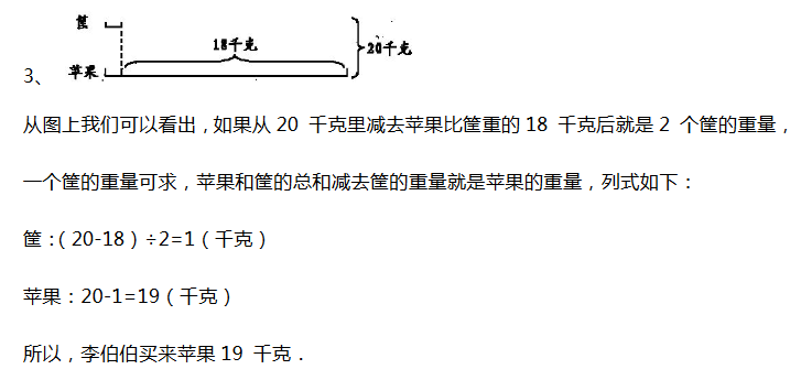 二年级奥数题线段图